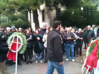 Κατάθεση στεφανιού από Αλ. Τσίπρα