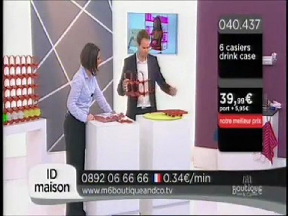 Présentation des casiers Drinkcase sur M6