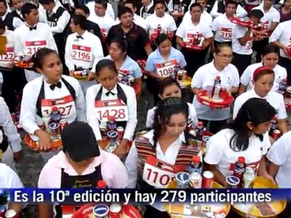 Camareros a la carrera