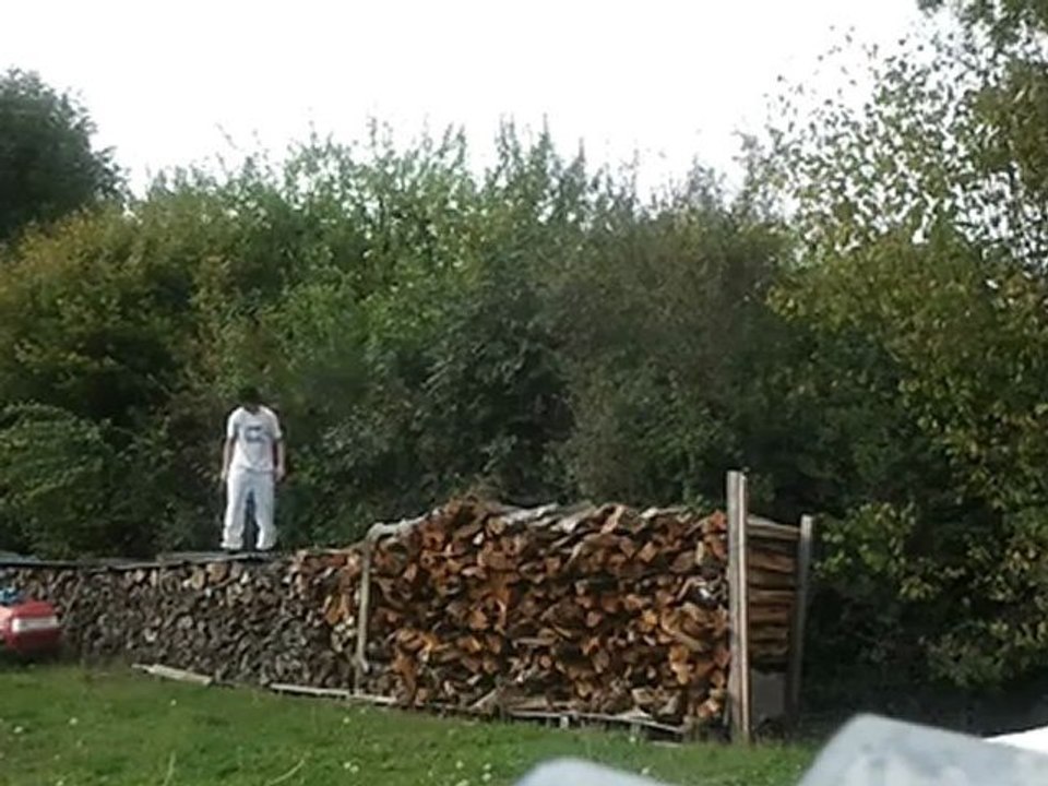 Side flip raté
