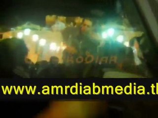 عمرو دياب فى عزاء والدة محمد فؤاد
