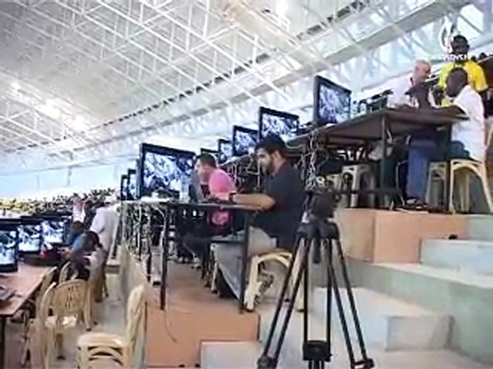 Cabine de presse du Stade de l'Amitié