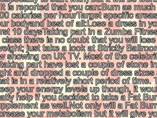 Zumba Fitness and Fat Burners