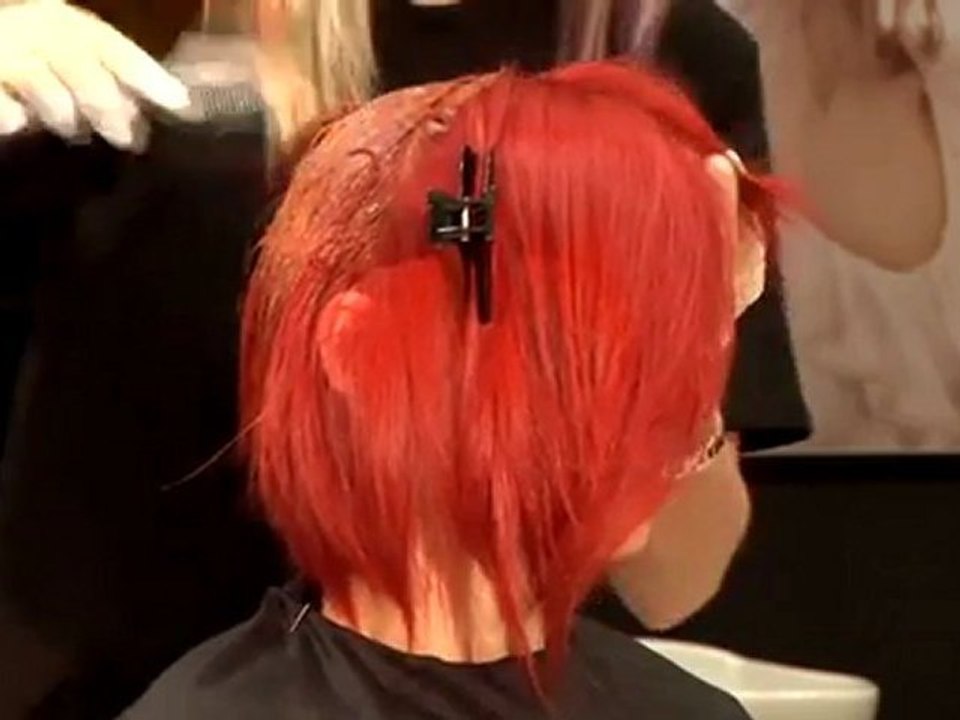 How To Color Dark Red Hair Video Dailymotion