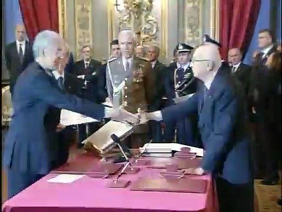 Monti sworn in as new Italian prime minister