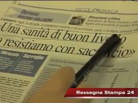 Leccenews24 Notizie dal Salento in Tempo Reale: Rassegna Stampa 11 Novembre