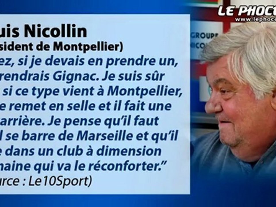 Info Chrono : Nicollin lorgne Gignac !