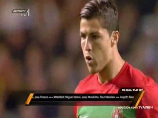 Portugal vs Bosnia 6-2 "relato antena 1" Lisboa 15/11/2011