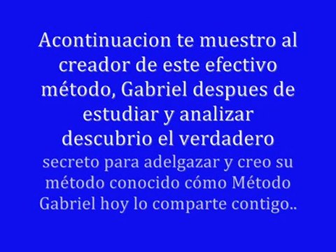 El secreto para bajar de peso - Como bajar de peso