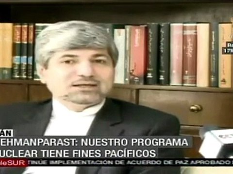 Irán defiende su programa nuclear con fines pacíficos