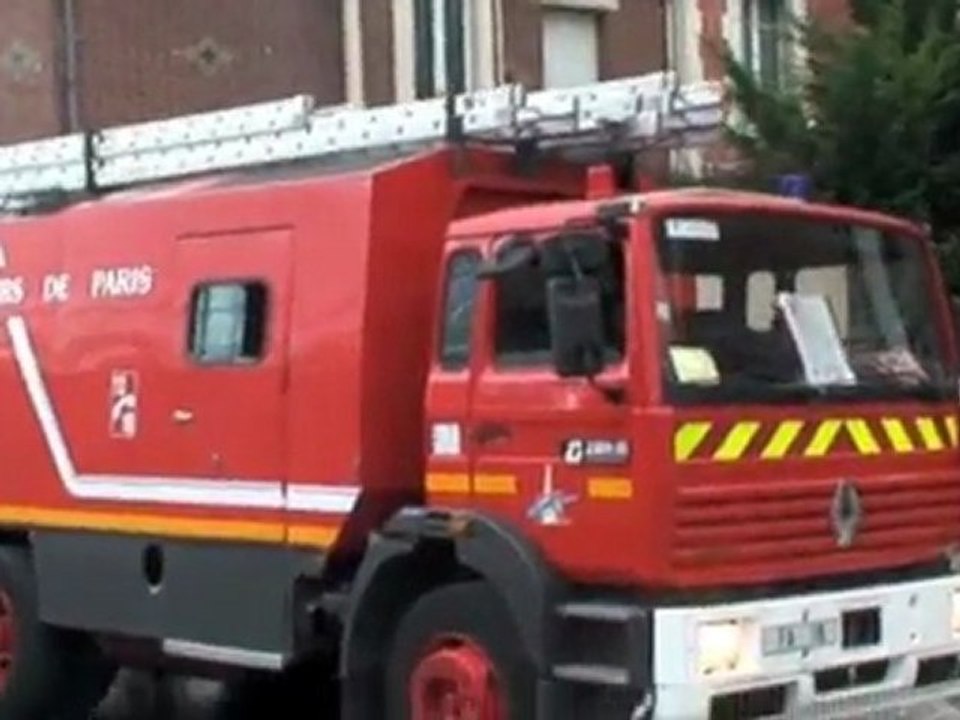 Incendie VACHON Gentilly Val de Marne.