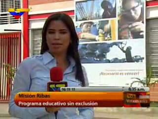 Mision Ribas celebra 8 años como uno de los pilares del proceso de transformacion educativa