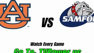 Watch Auburn (AU) Tigers vs Samford Bulldogs football online