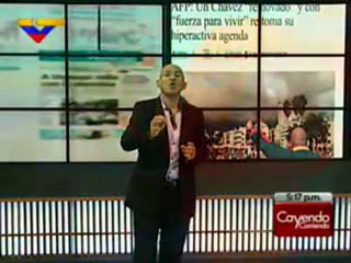 Cayendo y Corriendo Triunfal regreso de Chavez destrozo a la MU$ 16.11 2011 1/2