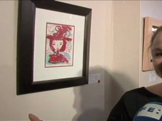 Zoé Valdés expone "Palabras Pintadas", la vida dibujada de sus personajes