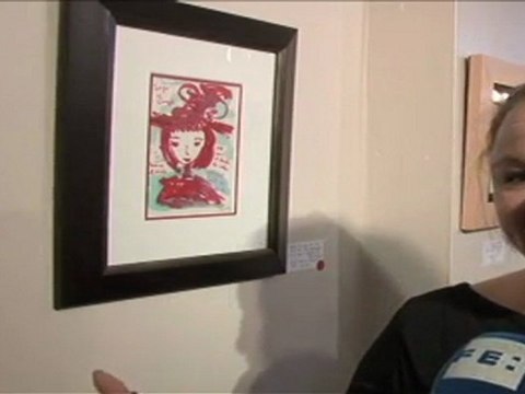 Zoé Valdés expone Palabras Pintadas , la vida dibujada de sus personajes