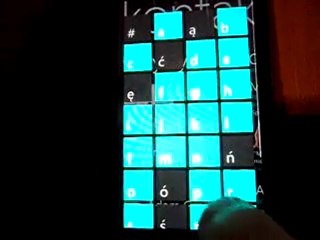 Sortowanie kontaktów HTC Mozart