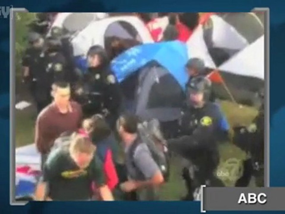 警方與UC Berkeley學生抗議者「開戰」