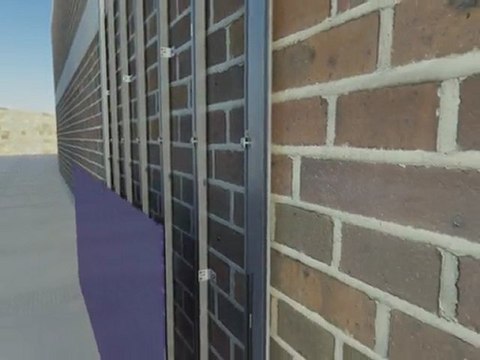 Ventilated facade SB Fijaciones Glass system