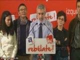 IU obtiene en Asturias el mayor porcentaje de voto