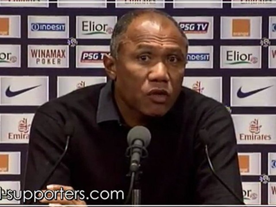 PSG Nancy : L'analyse d'Antoine Kombouaré