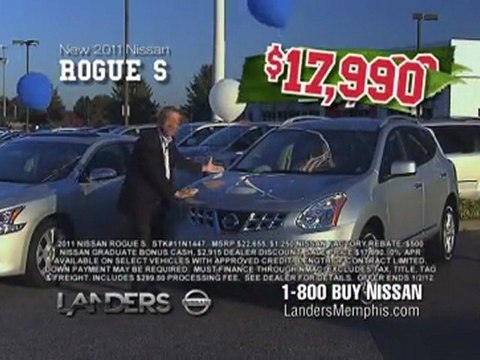 Fuel savings sells Nissan cars Memphis Nissan dealer Landers