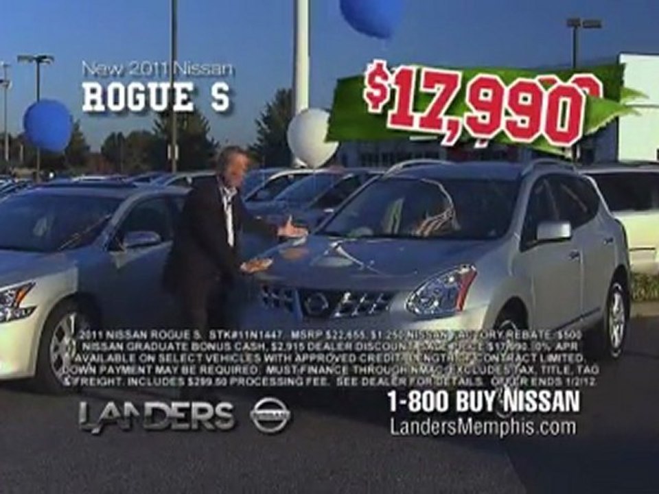 Fuel savings sells Nissan cars Memphis Nissan dealer Landers