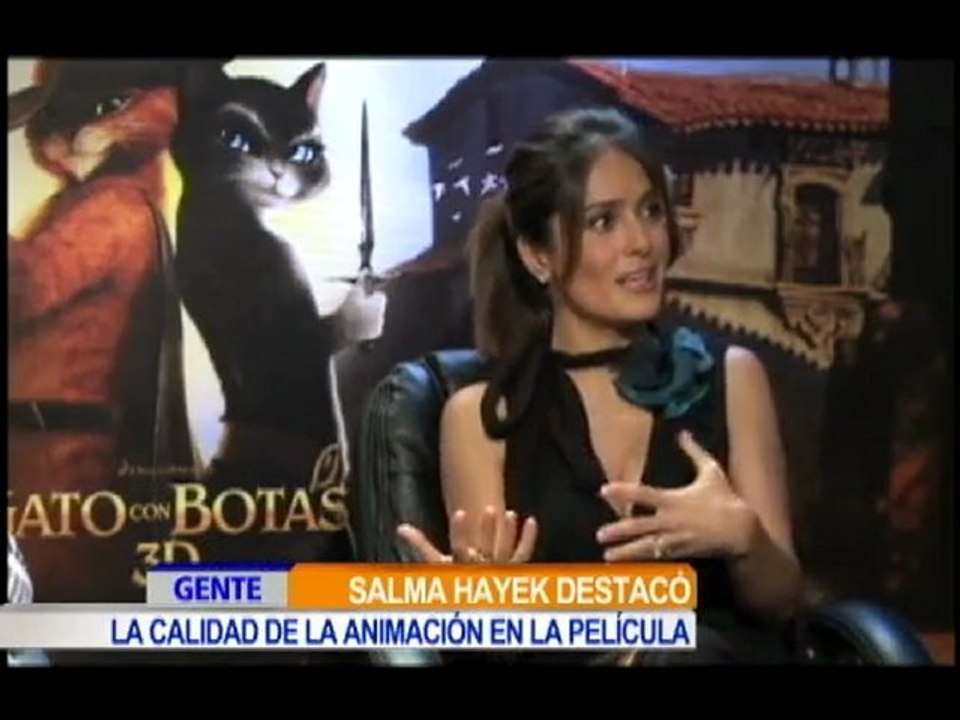 Antonio Banderas y Salma Hayek hablan con NTN24 sobre su trabajo en "El gato con botas"