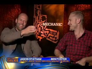 The Mechanic - Ben Foster and Jason Statham Interview