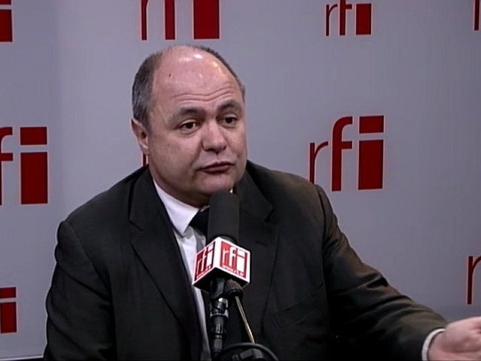 Bruno Leroux, député PS de Seine-Saint-Denis, porte-parole du candidat François Hollande