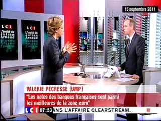 Valérie Pécresse invitée de LCI le 15 septembre 2011