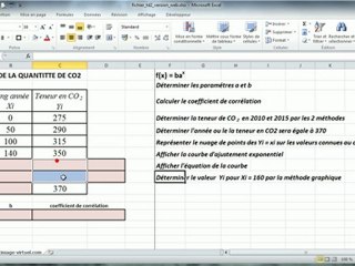 Exercice excel - TP n°7