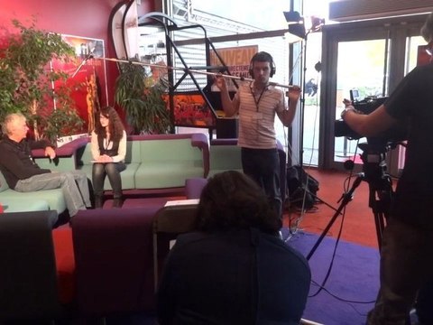 Les lycéens de l'option Cinéma du lycée Senghor d'Evreux