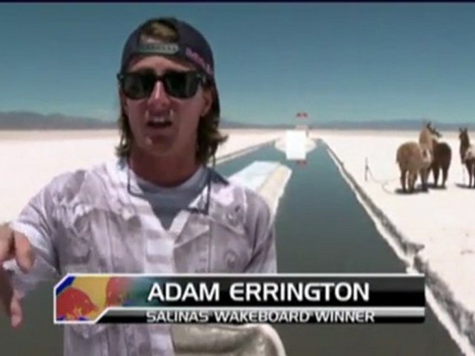 Wakeboarding - errington gewinnt in salzwüste