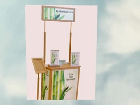 Bamboo Banner Stands From Bahagoni Inc