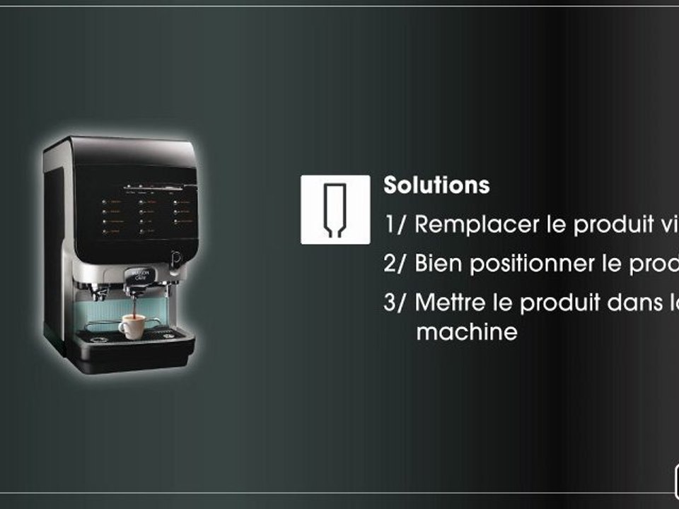Maison du café coffee systems cafitesse - Excellence code erreur 1