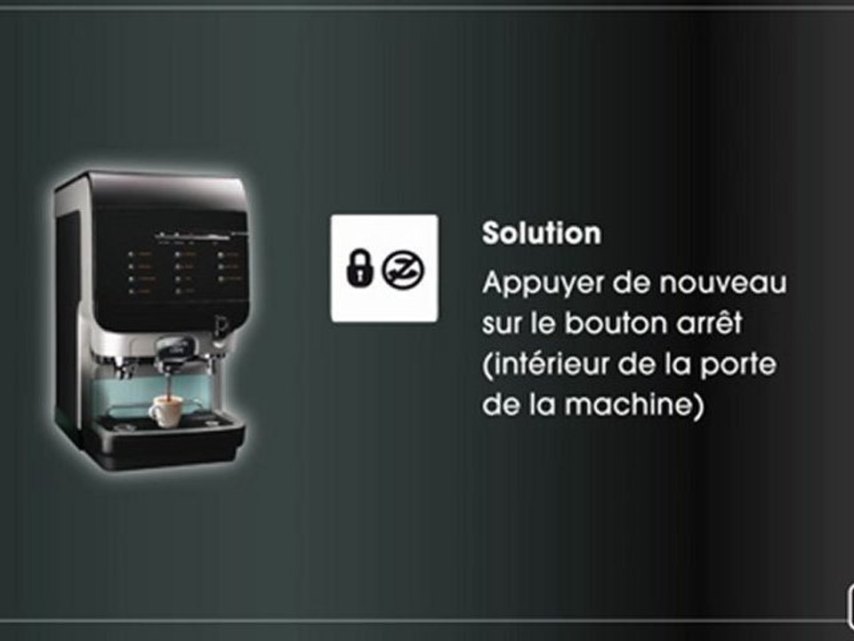 Maison du café coffee systems cafitesse - Excellence code erreur 3