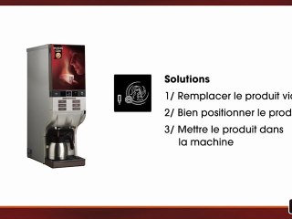 Maison du café coffee systems cafitesse - NG 100 Code erreur 1
