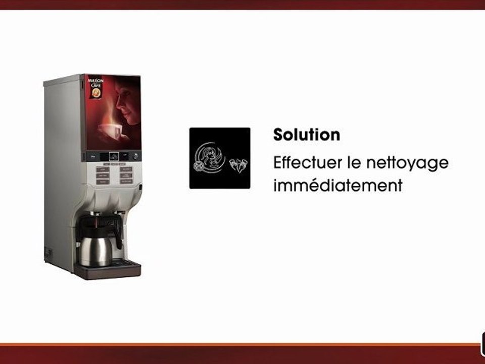 Maison du café coffee systems cafitesse - NG 100 Code erreur 3