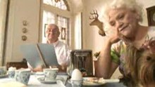 Old lovely couple