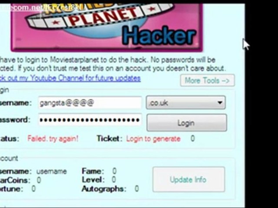 Moviestar Planet Hack 2011 Money + Cheat - Working - Undetected!