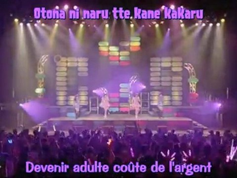 [HMP!] C-ute + S/mileage Otona ni Narutte Muzukashii ( C-ute & Smileage Premium Live 2011 Haru ~C & S Collaboration Daisakusen~ subfrench )