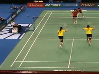 Yonex IFB 2011 - finale - WangYu VS TianZhao - 26/24 21/15 - 1