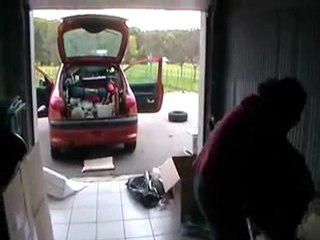 Depart chargement de la voiture
