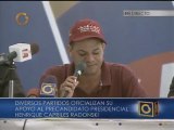 Diversos partidos políticos oficializan apoyo a Capriles