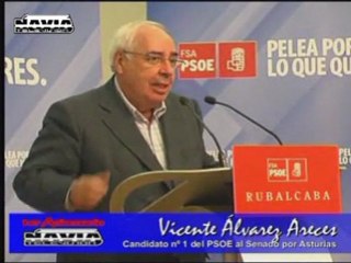 Mitin del PSOE en Navia