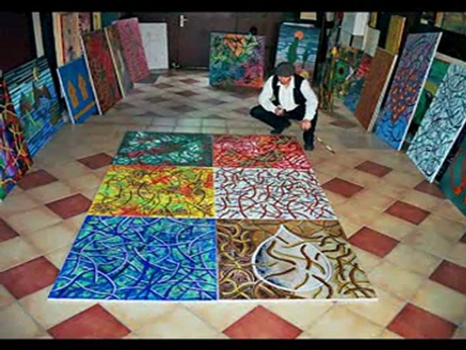 Fechtbilder -absoluten Linearismus / ein Kunststil von Michael Kaphengst