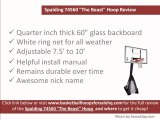 Spalding 74560 The Beast Portable Basketball Hoop