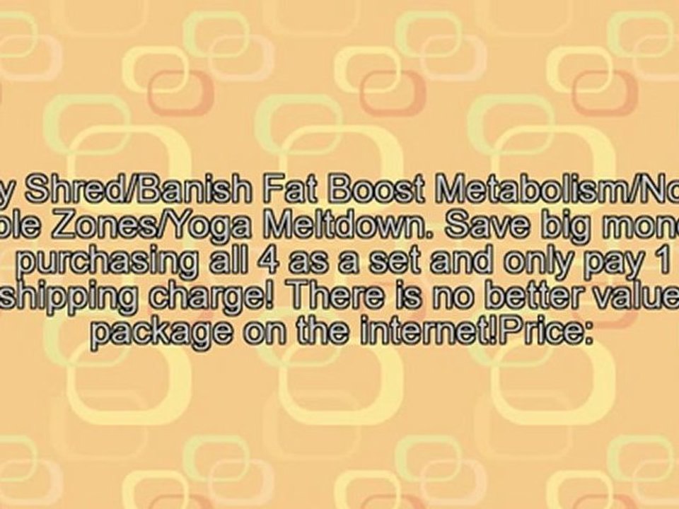 Jillian Michaels Banish Fat Boost Metabolism