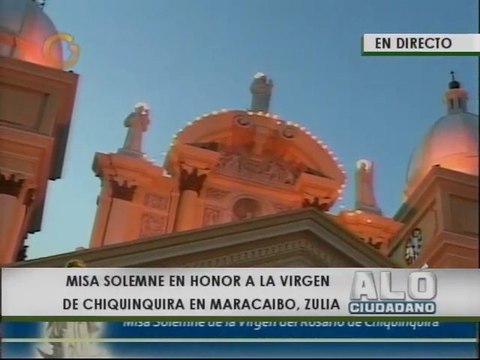Celebran Misa Solemne de la Virgen de Chiquinquirá